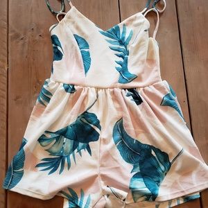 Strappy romper